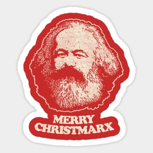 Not Santa Claus - Karl Marx Shirt Communist Marxist T Shirts Sticker